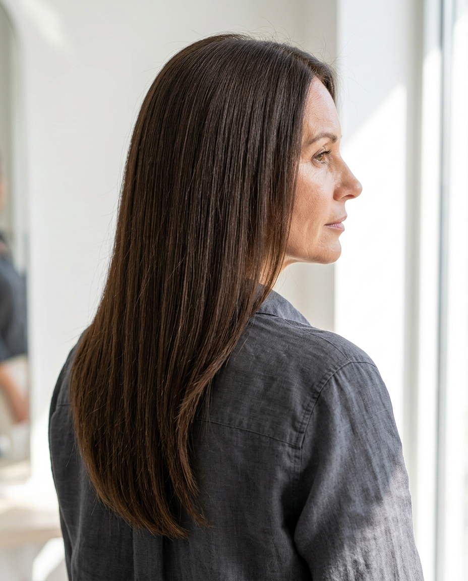 Micro Loop Extensions worn — AI-assisted styling preview